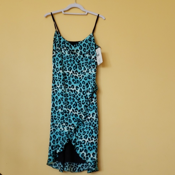 Nicole Miller Dresses & Skirts - Nicole Miller Animal Print Silk Slip Dress
